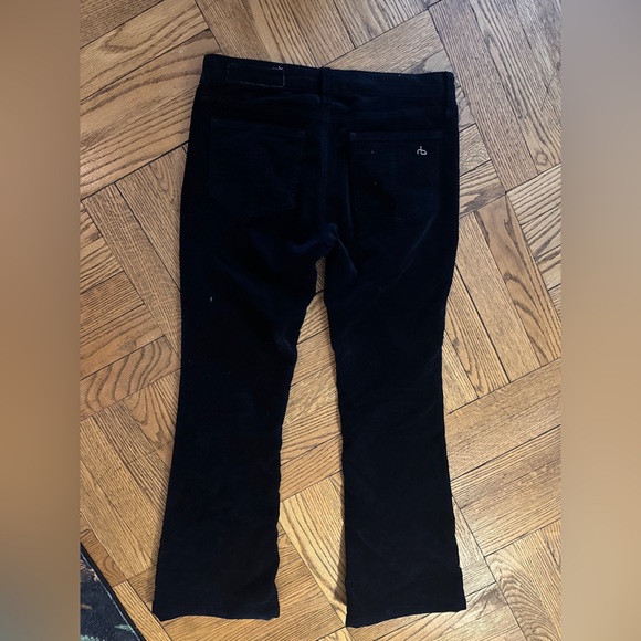 Rag & Bone “Elephant Bell” black corduroy pants size 25 - Picture 3 of 5